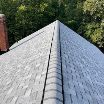 Roof replacement with shingles